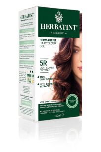 Farba do włosów Herbatint • trwała • 5R JASNY MIEDZIANY KASZTAN • seria MIEDZIANA