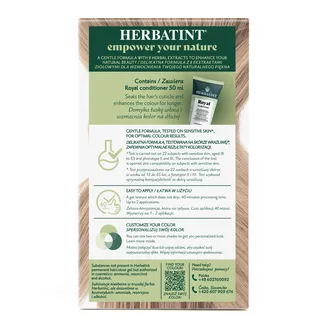 Farba do włosów Herbatint • trwała • 8N JASNY BLOND • seria NATURALNA - 8