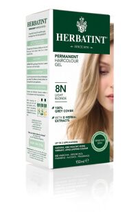 Farba do włosów Herbatint • trwała • 8N JASNY BLOND • seria NATURALNA