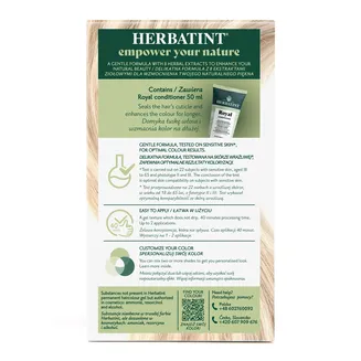 Farba do włosów Herbatint • trwała • 10N PLATYNOWY BLOND • seria NATURALNA - 8