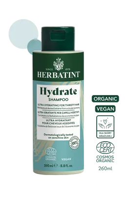 Szampon nawilżający HYDRATE HERBATINT BIO 260ml